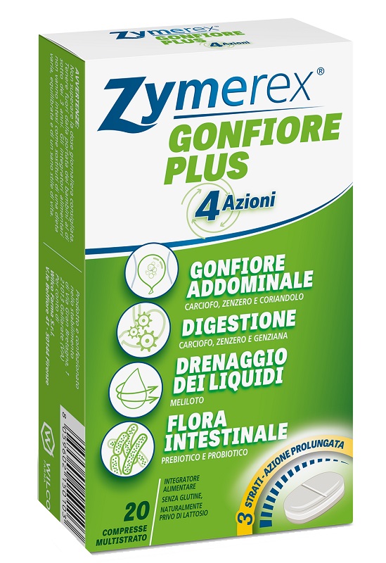 Zymerex Gonfiore Plus 4 Azioni 20 Compresse