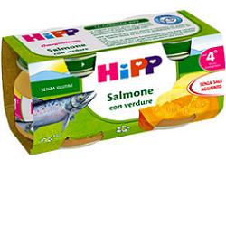 HIPP OMOGENEIZZATO SALMONE CON VERDURE 2X80 G