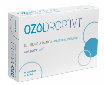 OZODROP IVT SOLUZIONE OFTALMICA BASE DI OLIO OZONIZZATO IN FOSFOLIPIDI 15 FLACONCINI MONODOSE DA 0