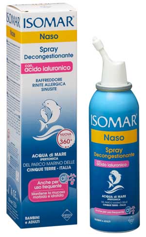ISOMAR SPRAY DECONGESTIONANTE ACIDO IALURONICO 100 ML