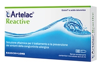 ARTELAC REACTIVE SOLUZIONE OFTALMICA MONODOSE 20 UNITA' DA 0