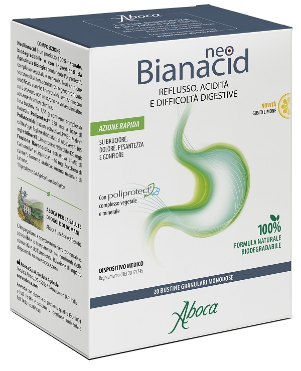NEOBIANACID 20 BUSTINE LIMONE