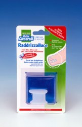 RADDRIZZA ALLUCE IN GEL DI SILICONE BIANCO SEMITRASPARENTE SREGAMENTO FRA IL PRIMO E IL SECONDO DITO IGIENEPIEDE 1 PEZZO