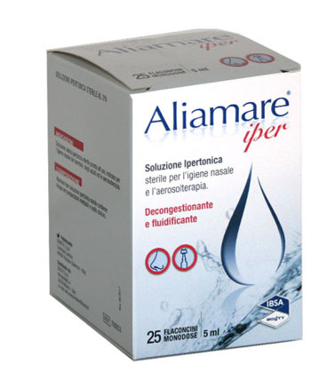 ALIAMARE IPER 25 FLACONCINI IPERTONICI DA 5 ML
