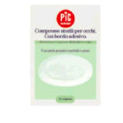 TAMPONE OCULARE PIC IN TESSUTO NON TESSUTO STERILE ADESIVO 10 PEZZI