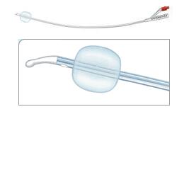 CATETERE FOLEY IN SILICONE PER ADULTI BRILLANT PLUS 2 VIE SENZA SCANALATURE CH16 LUNGHEZZA 41 CM PALLONCINO 10 ML PUNTACILINDRICA 2 FORI 10 PEZZI