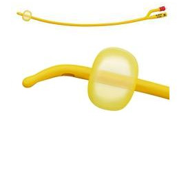 CATETERE FOLEY A MEDIA PERMANENZA RUSCH GOLD PLUS A 2 VIE IN SILKOLATEX LATTICE-SILICONE PER ADULTO CH14 LUNGHEZZA 40 CM PUNTA CILINDRICA A 2 FORI PALLONCINO 5-15 ML 1 PEZZO