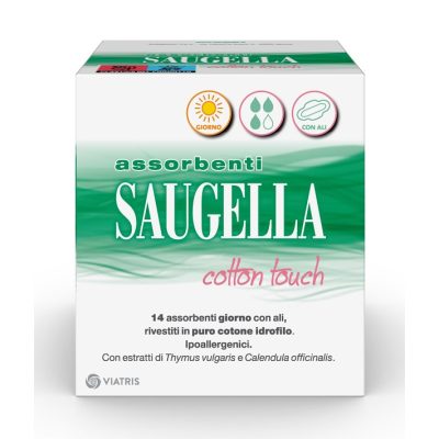 Saugella Cotton Touch Assorbenti Giorno 14 Pezzi