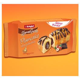 BIAGLUT SFORNAGUSTO PLUMCAKE AL GIANDUIA 4 X 45 G