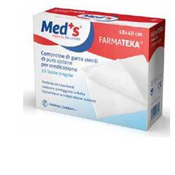 Garza Compressa Meds Farmatexa 18x40cm 12 Pezzi