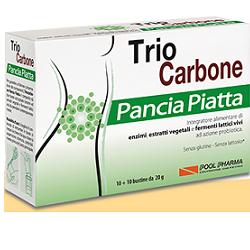 Triocarbone Pancia Piatta 10 Bustine Bipartite 4g