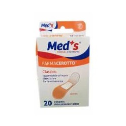 Cerotto Meds Poliuretano Ipoallergenico Classico Medio 20pz