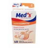 Cerotto Meds Strip Tela Elasticizzato Assortiti 10pz