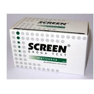 SCREEN DROGA TEST MARIJUANA TEST ANTIDROGA CON CONTENITORE URINA