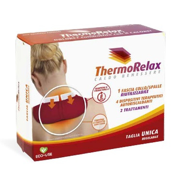 ThermoRelax Fascia Collo/Spalle + 4 Dispositivi Autoriscaldanti