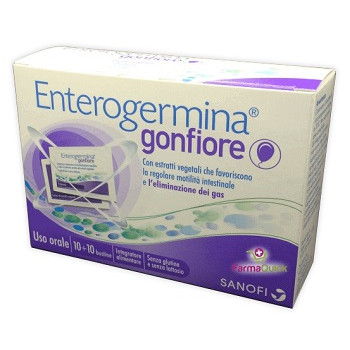 Enterogermina Gonfiore 10 Bustine Bipartite