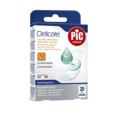 Cerotto Pic Delicate 19x72mm Antibatterico 20 Pezzi
