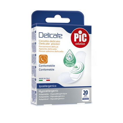Cerotto Pic Delicate 19x72mm Antibatterico 20 Pezzi