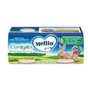 MELLIN OMOGENEIZZATO CONIGLIO 2 X 80 G