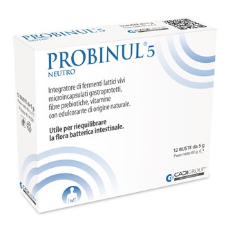 PROBINUL 5 NEUTRO 12 STICK PACK 5 G SENZA GLUTINE SENZA LATTOSIO