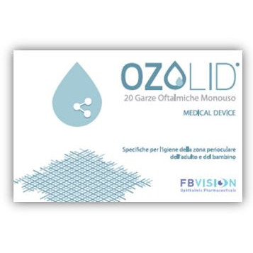 GARZA OFTALMICA OZOLID TNT CON OLIO OZONIZZATO IN FOSFOLIPIDI LIPOZONEYE 20 PEZZI