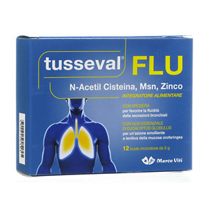 Tusseval Flu 12 Bustine Solubili