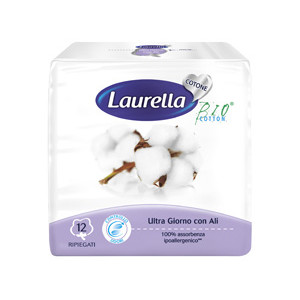 Assorbente Laurella Ultra Giorno con Ali 12 Pezzi