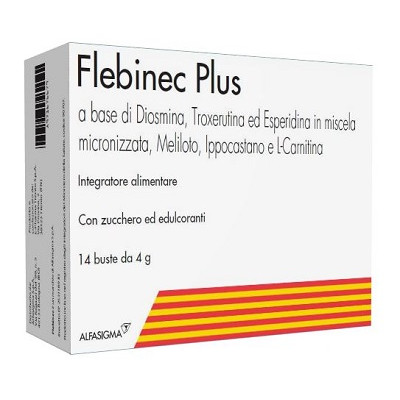 Flebinec Plus 14 Bustine 4 g