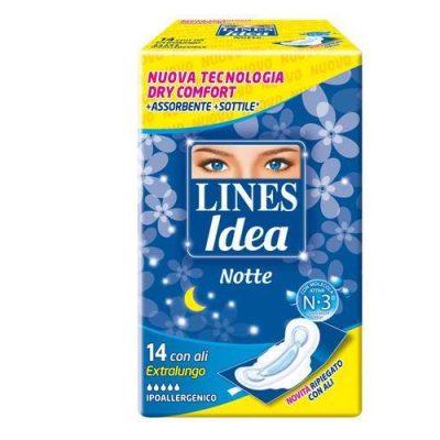 LINES IDEA NOTTE CON ALI RIPIEGATE 14 PEZZI