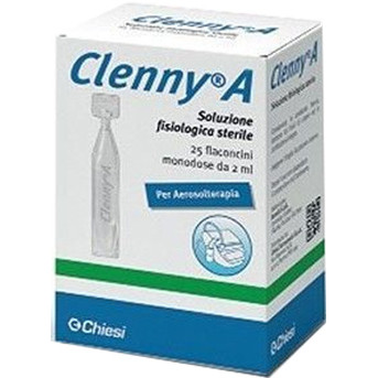 Clenny A Soluzione Fisiologica Sterile per Aerosol 25 Flaconcini