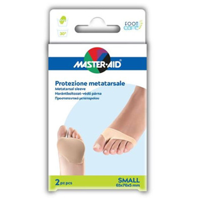 Protezione in Gel e Tessuto Master-Aid Footcare per Metatarso Small 2 pezzi G2