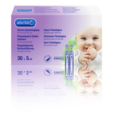 SOLUZIONE FISIOLOGICA ALVITA 30 FIALE X 5 ML