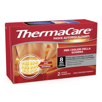 FASCIA AUTORISCALDANTE A CALORE TERAPEUTICO THERMACARE SCHIENA 2 PEZZI