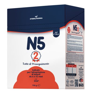 N5 2 LATTE DI PROSEGUIMENTO IN POLVERE 6/12 MESI 750 G