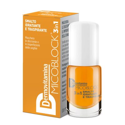 Dermovitamina Micoblock 3in1 Smalto Idratante e Traspirante Giallo 5 ml