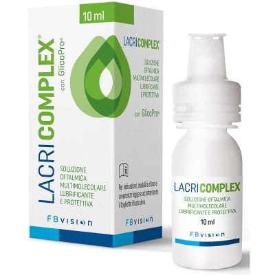 LACRICOMPLEX SOLUZIONE OFTALMICA MULTIMOLECOLARE LUBRIFICANTE PROTETTIVA CON GLICOPRO 10 ML
