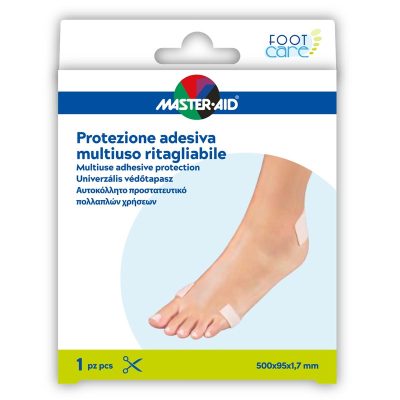 Protezione Adesiva Multiuso Master-Aid Footcare Ritagliabile 50x9,5 cm