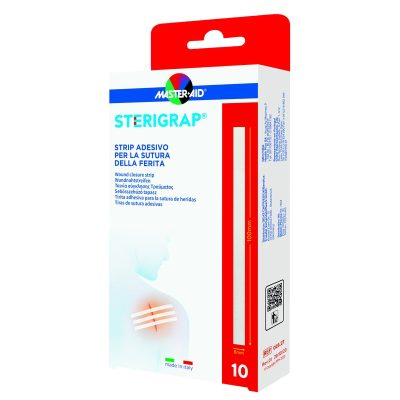 MASTER-AID STERIGRAP STRIP ADESIVO SUTURA FERITE 100X6 MM 10PEZZI