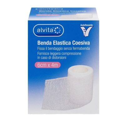 BENDA ELASTICA AUTOADESIVA ALVITA 6X4CM