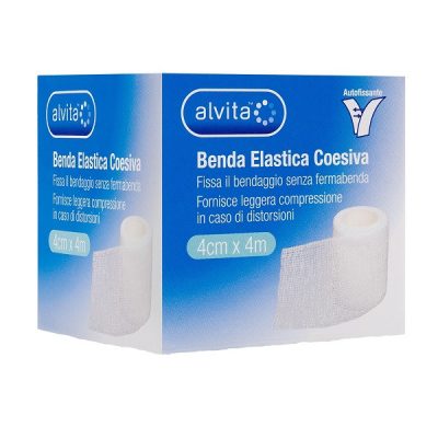 BENDA ELASTICA AUTOADESIVA ALVITA 4X4CM