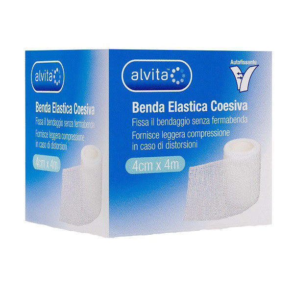 BENDA ELASTICA AUTOADESIVA ALVITA 4X4CM