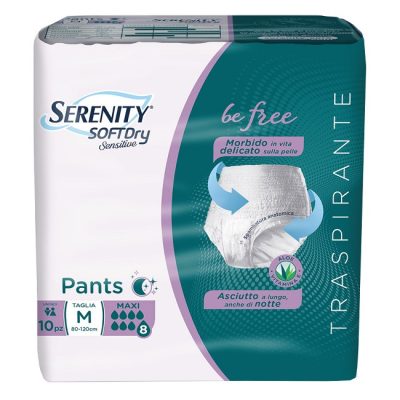 Serenity Pants SD Sensitive Be Free Maxi M 10 pezzi