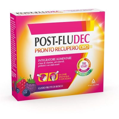 Postfludec Pronto Recupero Oro Frutti di Bosco 12 bustine