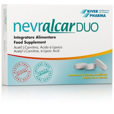 NEVRALCAR DUO 60 COMPRESSE DEGLUTIBILI A RILASCIO MODIFICATOSENZA GLUTINE SENZA LATTOSIO