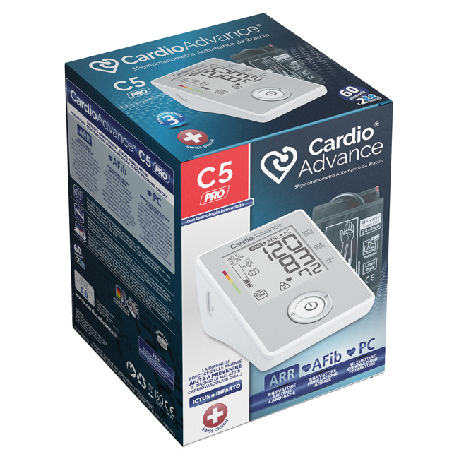 CardioAdvance Misuratore Pressione Braccio C5 Pro