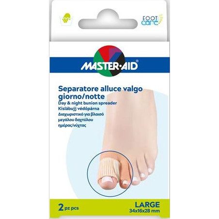 Divaricatore Alluce Giorno/Notte Master-Aid Footcare Large 2 Pezzi