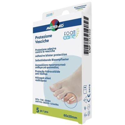 Master-Aid Foot Care Idrocolloide Vesciche Dita 60x20mm 5pz