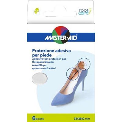 Protezione Adesiva Master-Aid Footcare Trasparente Mix 6 Pezzi