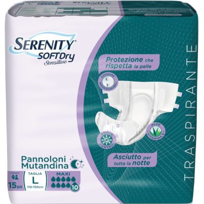 Serenity SD Sensitive Maxi Mutandina L 15 pezzi