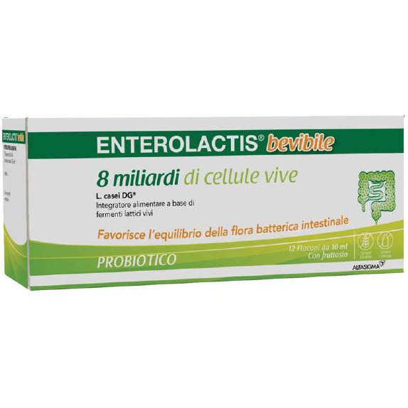 Enterolactis Bevibile 12 Flaconcini da 10 ml